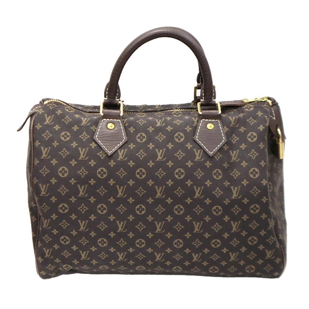 Louis Vuitton Speedy Top Handle Bag Canvas Monogram Brown